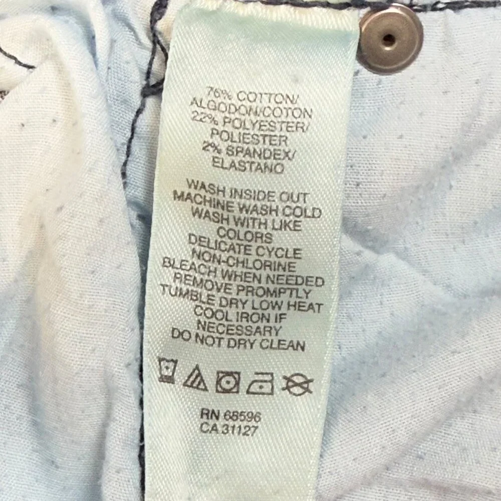 DKNY Jeans Soho Skinny Womens Size 8 Blue Medium Wash Mid-Rise Stretch Denim_13